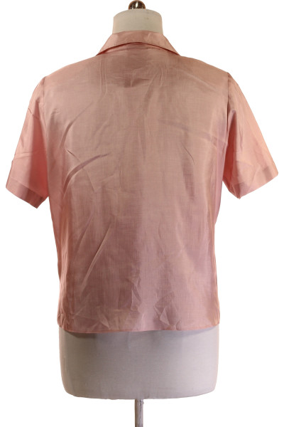 Růžová Společenská Dámská Košile Vel. 46