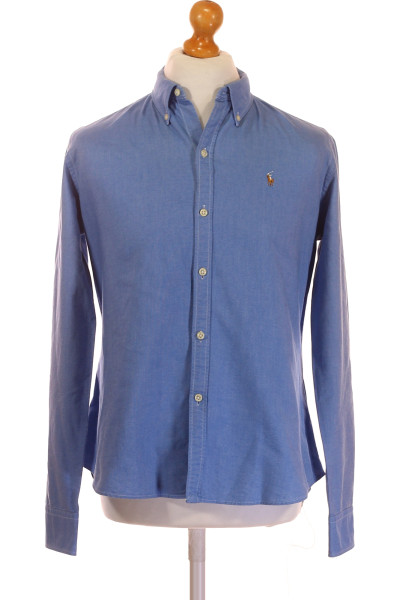 Modrá Pánská Košile Ralph Lauren Vel. M