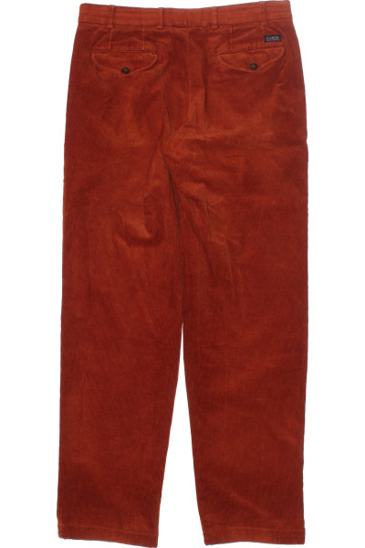Oranžové Teplé Pánské Kalhoty Second hand