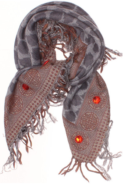 Barevné Vlněné  šátek čtverec Passigatti