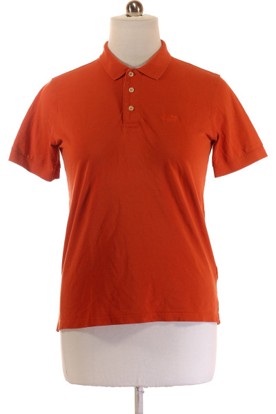 Oranžové Pánské Tričko S Límečkem Hugo Boss Vel. L