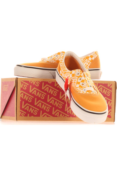 Dokonalý Oranžové Dětské Boty Vans