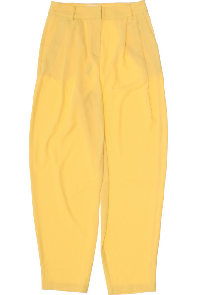 Žluté Dámské Kalhoty Outlet Vel. 38