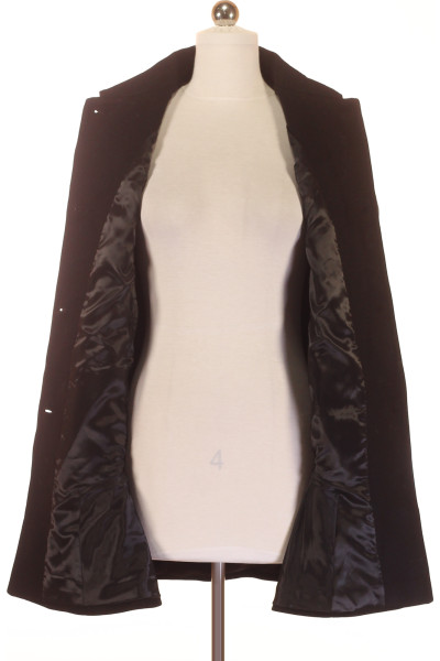 Černý Vlněný Dámský Kabát Esprit Vel.  34