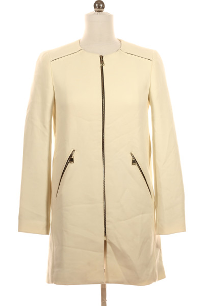 Elegantní Dlouhý Kabát ZARA S Minimalistickým Designem Pro Ženy