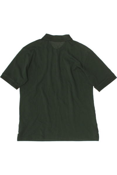 Zelené Pánské Tričko s Límečkem Outlet Vel. L