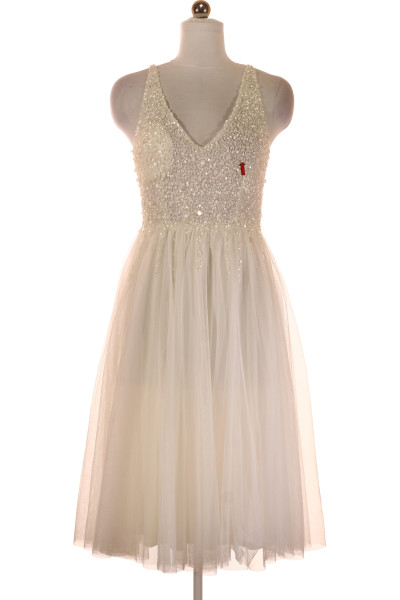 Atraktivní Bílé Svatební šaty  Šaty LACE &BEADS Vel. S