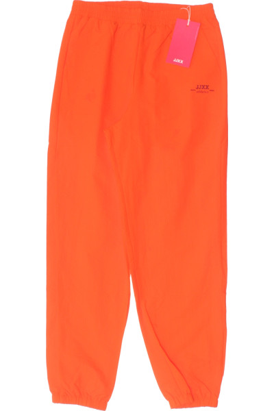 Oranžové Elastenové Sportovní Dámské Kalhoty JJXX