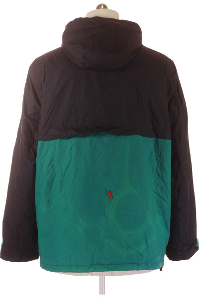 SPRINGFIELD Pánská jarní bunda s kapucí tmavě modrá/tyrkysová