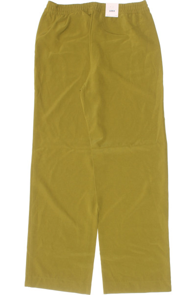 Zelené Polyesterové Dámské Kalhoty s Vysokým Sedem JJXX