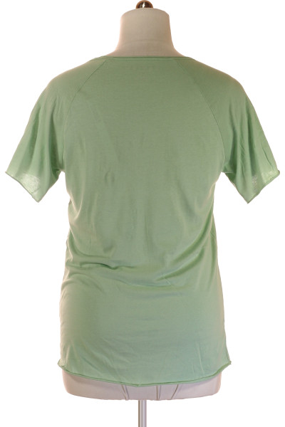 Zelené Jednoduché Pánské Tričko Vel. M