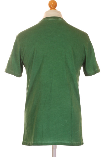 Zelené Pánské Tričko s Potiskem Vel. M