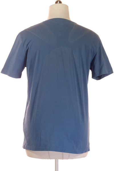 Modré Jednoduché Pánské Tričko FYNCH-HATTON Vel. XL
