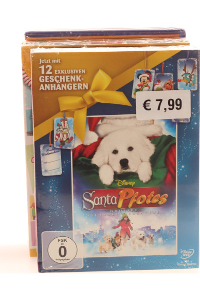 4 ks DVD pro děti v německém jazyce