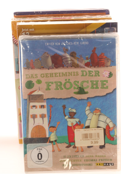 4 ks DVD pro děti v německém jazyce