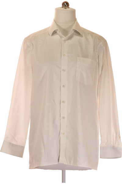 Bílá Pánská Košile OLYMP Vel.  44