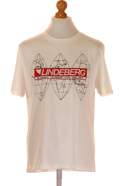 Bílé Pánské Tričko J.Lindeberg