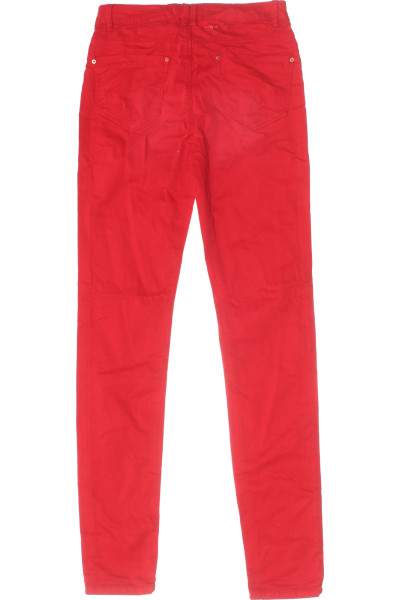 Červené Dámské Kalhoty SPRINGFIELD Vel.  36