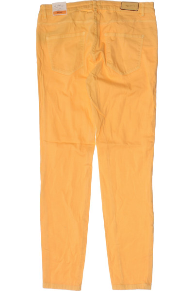 Přátelský Žluté Dámské Kalhoty Rovné Cortefiel Vel. 42