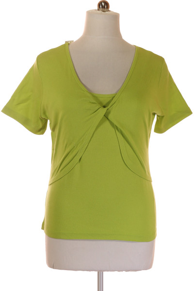 Zelené Jednoduché Dámské Tričko