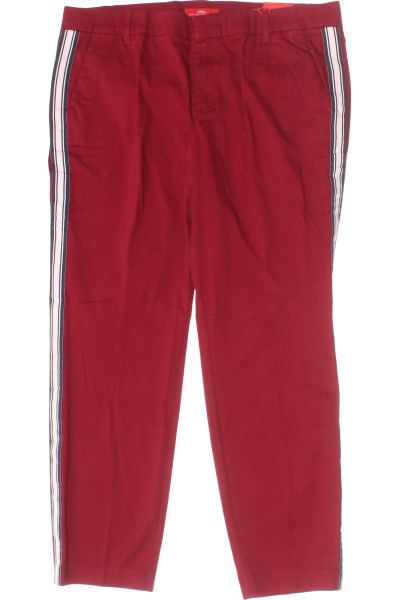 Červené Dámské Chino Kalhoty S.OLIVER Vel.  44