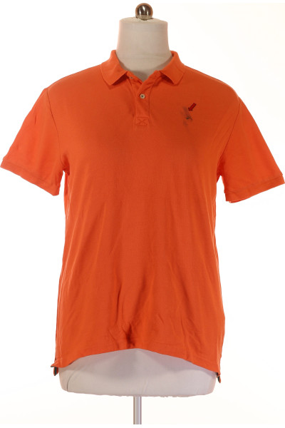 Oranžové Pánské Tričko Vel.  XL