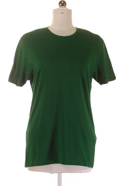 Zelené Jednoduché Dámské Tričko SPRINGFIELD Vel. M