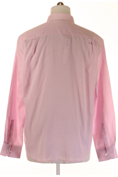 Růžová Pánská Košile MILANO Outlet Vel.  XXL