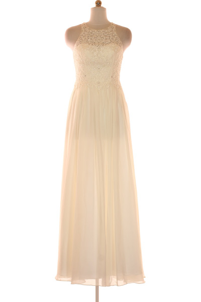 Bílé Svatební šaty  Šaty Vel.  32