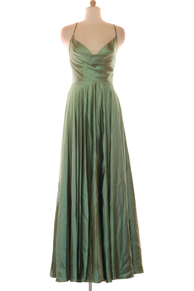 Zelené Šaty Luxuar Limited Outlet Vel. 34