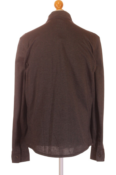 Černá Vzorovaná Pánská Košile Vel. XL
