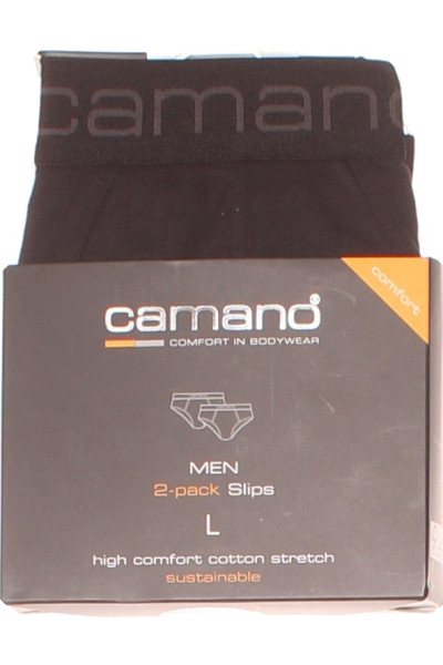 Černé Bavlněné Pánské Spodní Prádlo Camano