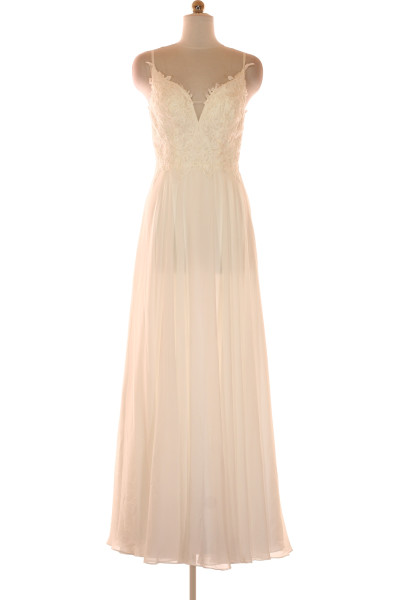Bílé Svatební šaty  Šaty Mascara Outlet Vel. 34