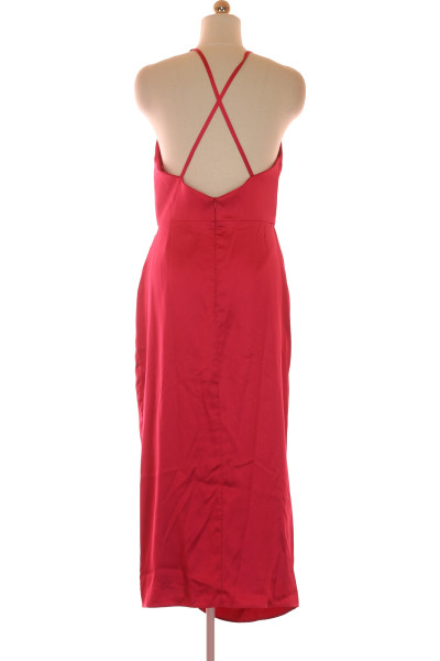 Růžové Večerní  Šaty Luxuar Limited Vel. 38