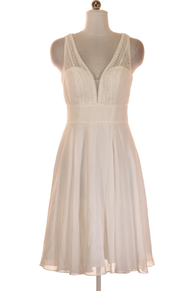 Oslnivý Bílé Svatební šaty  Šaty Magic Bride Vel.  34
