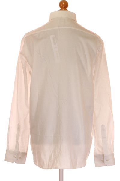 Bílá Pánská Košile Jednobarevná Hugo Boss Vel.  XL