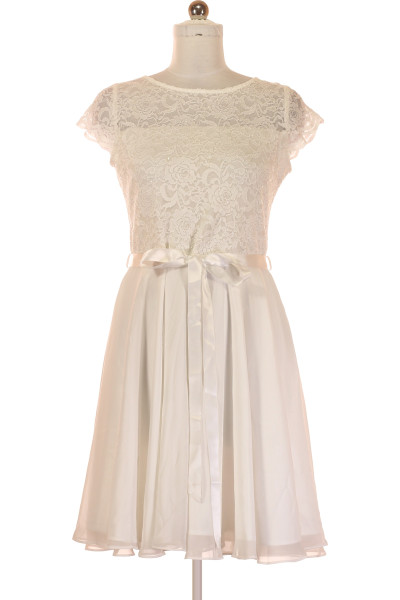 Bílé Svatební šaty  Šaty Swing Outlet Vel. 44