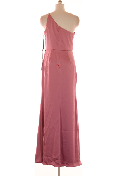 Růžové  Šaty s Rozparkem Laona Outlet Vel. 36