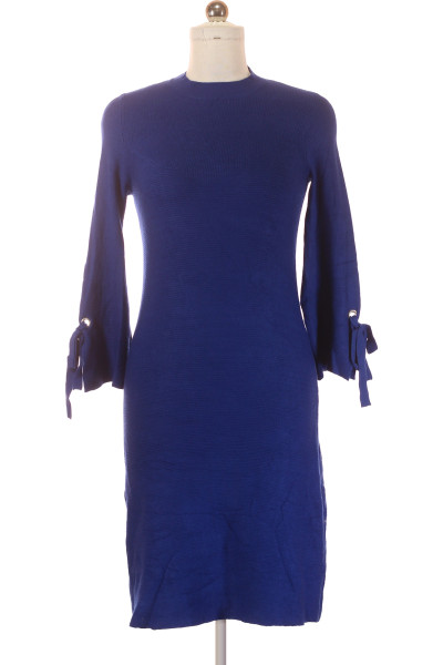  Šaty Pletené Modré Orsay Vel. M