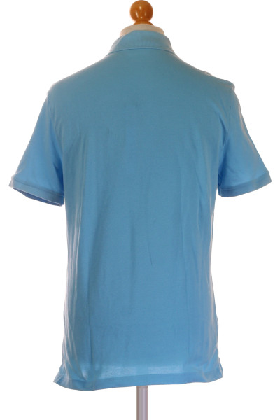 Modré Pánské Tričko s Límečkem LACOSTE