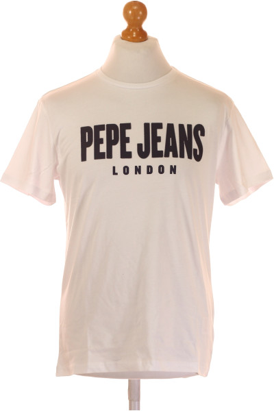 Pánské Tričko Bílé Pepe Jeans Outlet Vel. S