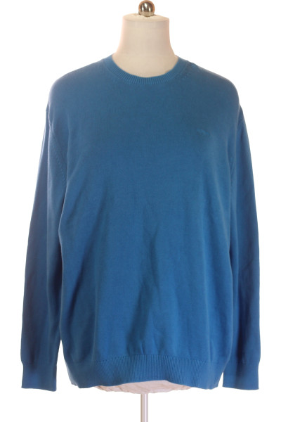 s.OLIVER Pánský svetr v jednoduchém stylu modrá