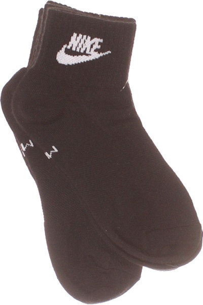 Nike Pohodlné Kotníkové Ponožky Unisex Černé