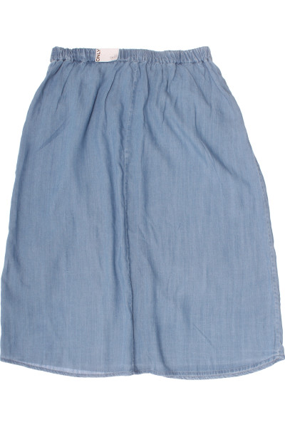ONLY Dámská modrá denimová sukně s knoflíky
