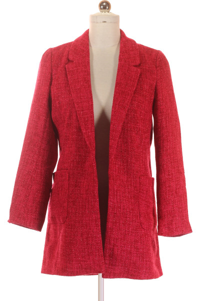 ONLY Elegantní Dámské Červené Sako S Texturou