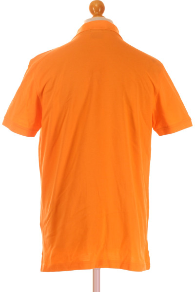 MC NEAL Pánské Polo tričko Oranžové Krátký rukáv