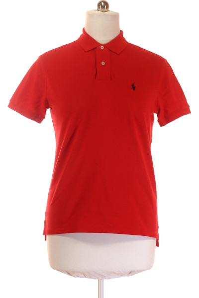 Ralph Lauren Pánské Polo Tričko Červené Slim Fit