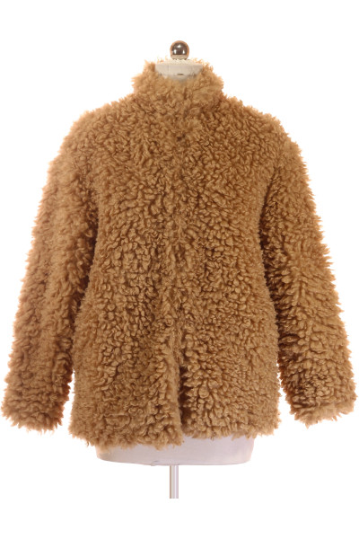 Dámský Teplý Kabát Teddy Bear Hnědý