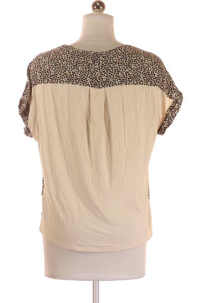 s.OLIVER Dámské trendy tričko s leopardím vzorem