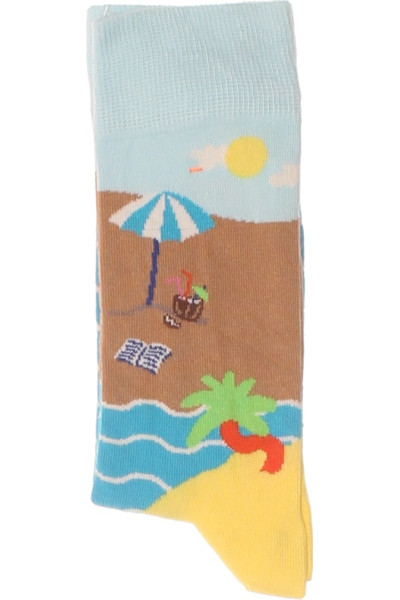 Happy Socks Plážový Motiv Letní Ponožky Unisex